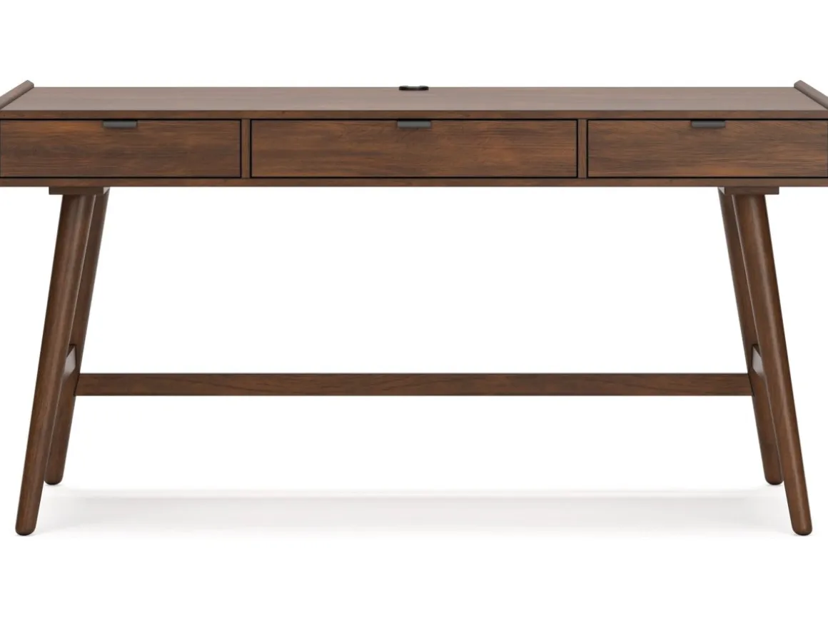 Lyncott Office Desk In Brown