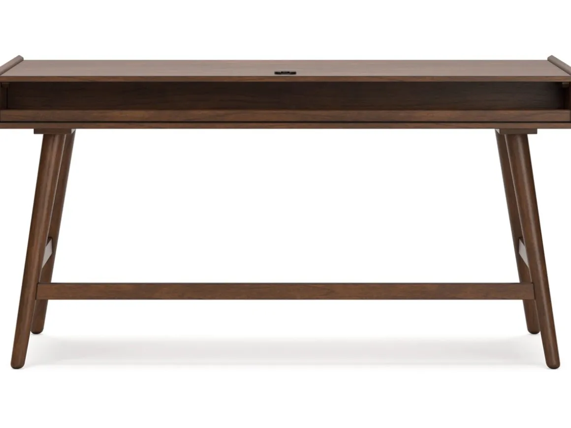 Lyncott Office Desk In Brown