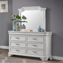 Lyndhurst Mirror In Vintage White