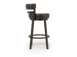 Madrid Swivel Barstool In Gray