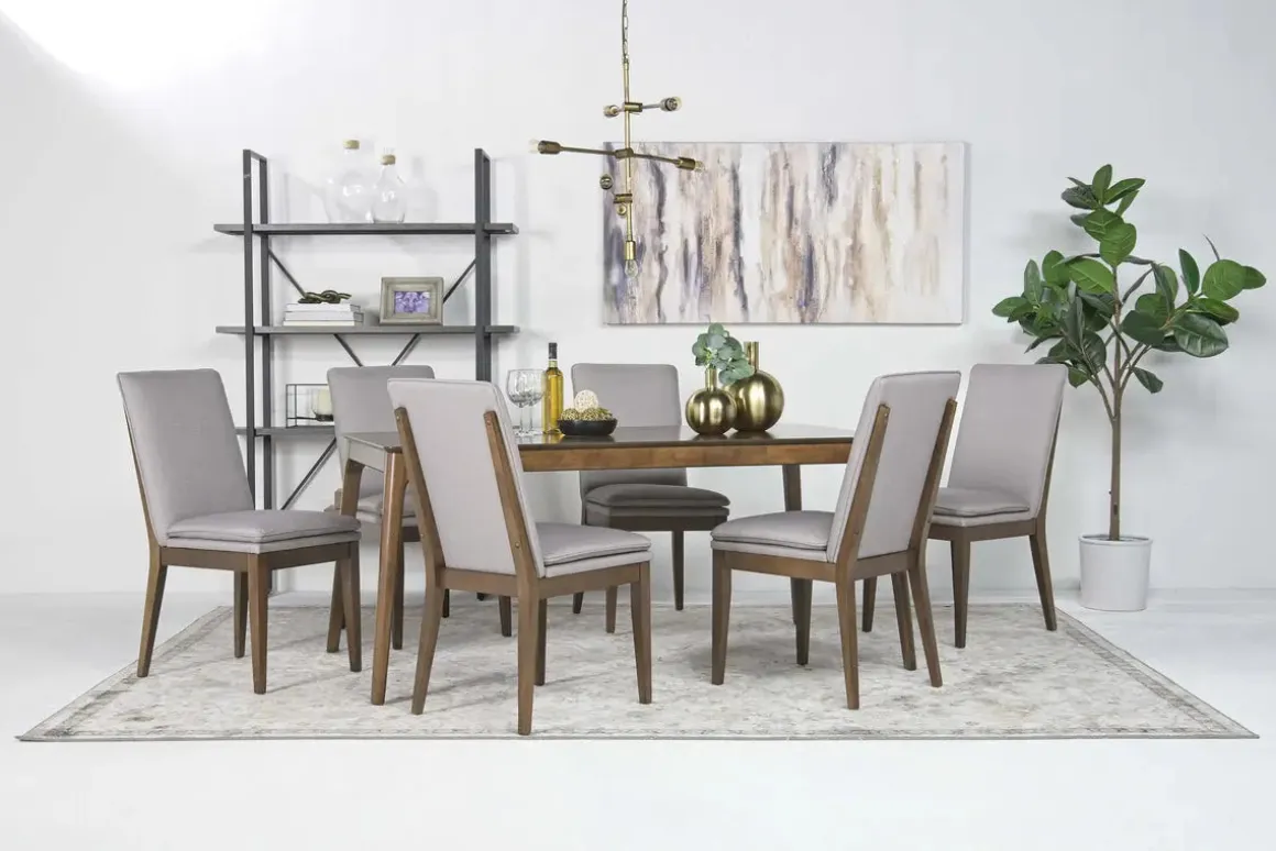 Maggie Side Chair In Walnut, Set Of 2