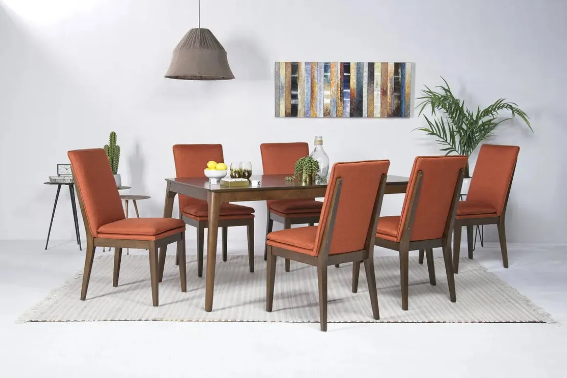 Maggie Side Chair In Walnut, Set Of 2