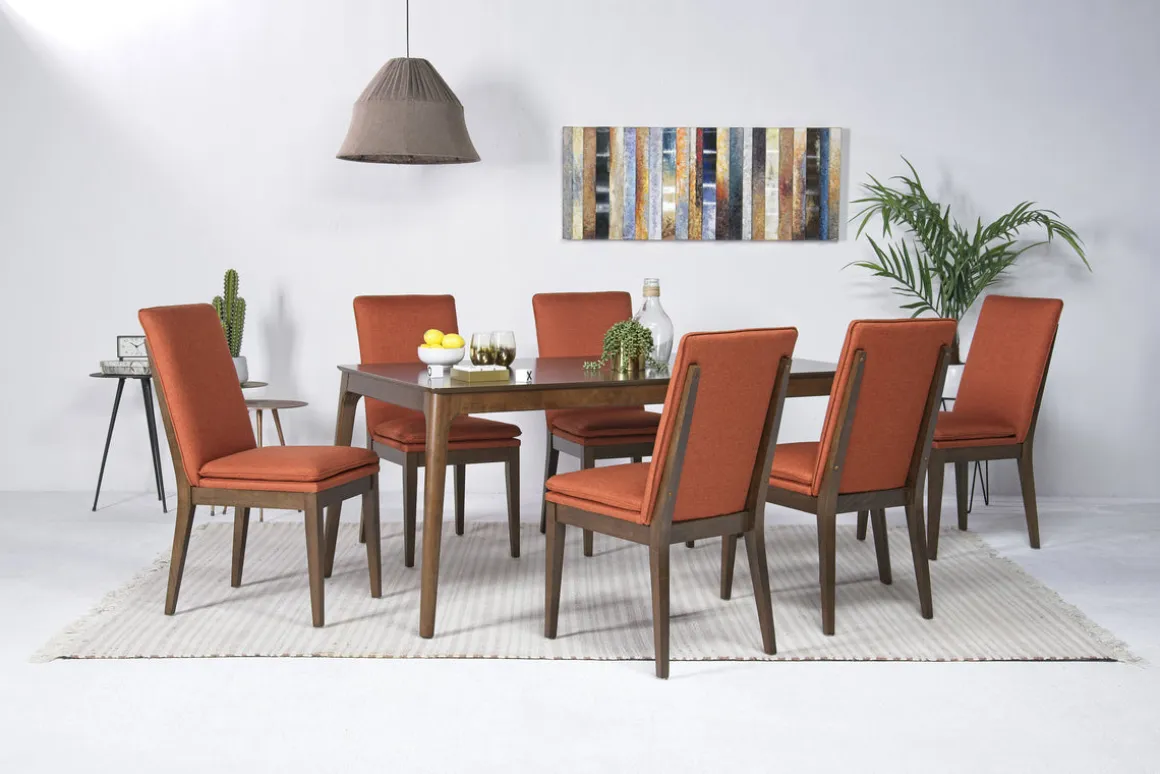 Maggie Side Chair In Walnut, Set Of 2