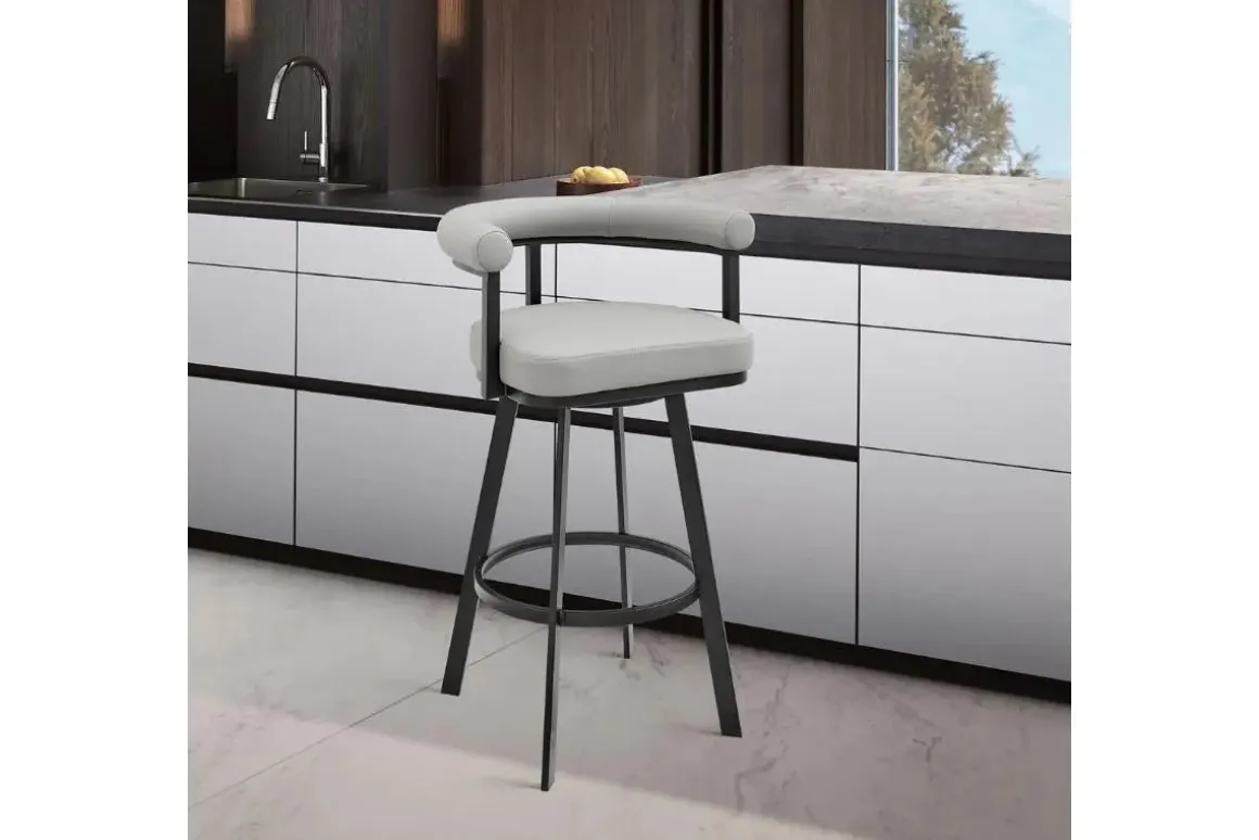 Magnolia Counter Height Stool In Light Gray