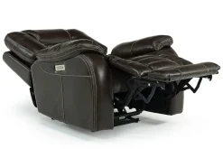 Malibu 3 Power Recliner In Chocolate Leather