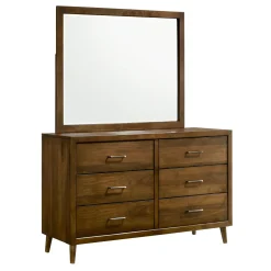 Malibu Mirror In Walnut