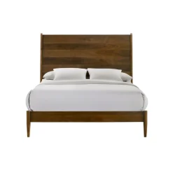 Malibu Panel Bed In Walnut, Twin