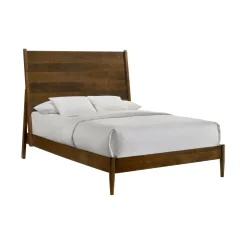 Malibu Panel Bed In Walnut, Twin