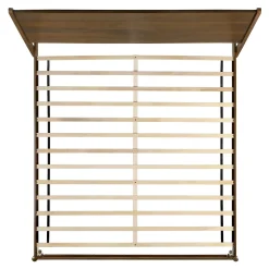 Malibu Panel Bed In Walnut, Twin