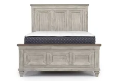 Mariana Bed, Dresser, Mirror & Nightstand In Vintage Creme, Queen