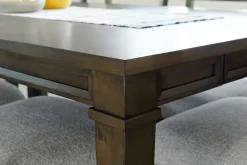 Mariana Dining Table & 8 Chairs In Vintage Mocha