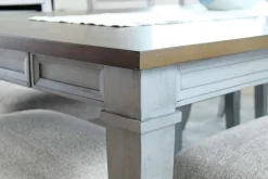 Mariana Dining Table & 8 Chairs In Vintage Mocha