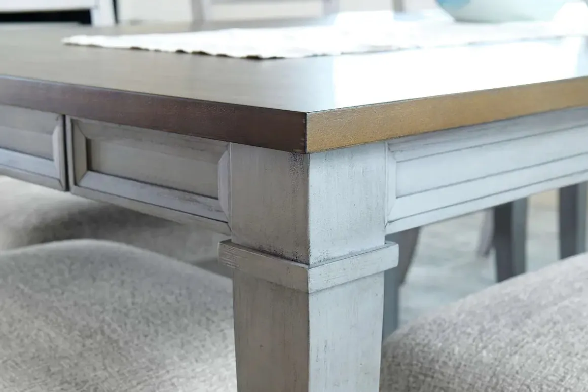 Mariana Dining Table & 8 Chairs In Vintage Mocha