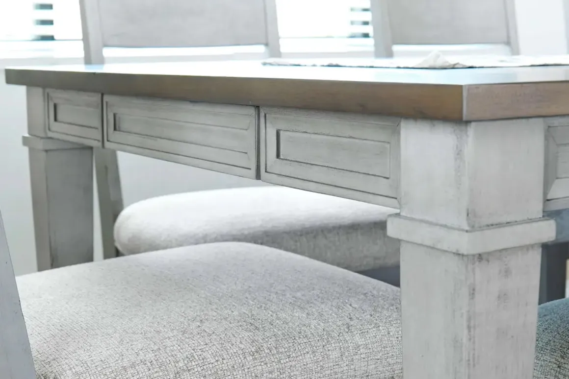 Mariana Dining Table & 8 Chairs In Vintage Mocha