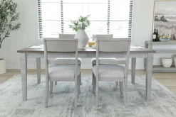 Mariana Dining Table & 4 Chairs In Vintage Mocha