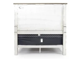 Mariana Panel Bed In Vintage Creme, Queen