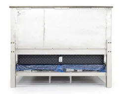 Mariana Panel Bed In Vintage Creme, Queen