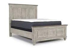 Mariana Panel Bed In Vintage Creme, Queen