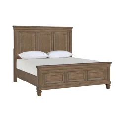 Mariana Panel Bed In Vintage Creme, Queen