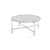 Marilyn Coffee Table In Glass/Acrylic/Polished Stainless Steel