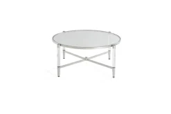 Marilyn Coffee Table In Glass/Acrylic/Polished Stainless Steel