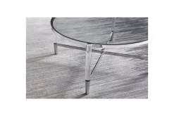 Marilyn Coffee Table In Glass/Acrylic/Polished Stainless Steel