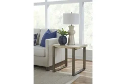 Mario End Table In Travertine