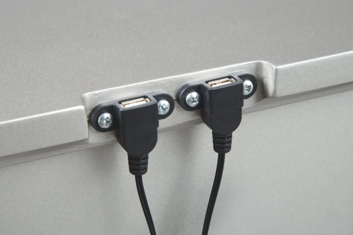 Marnville Accent Table W/ Usb Charger In Espresso