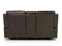 Martina 2 Power Loveseat In Dark Brown