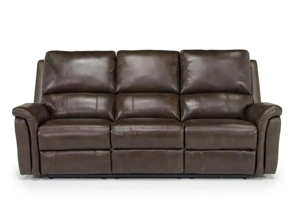Martina 2 Power Sofa In Dark Brown