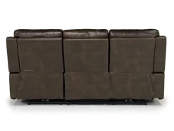 Martina 2 Power Sofa In Dark Brown