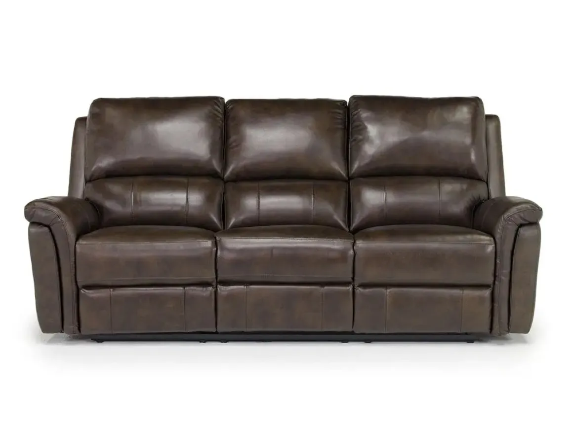 Martina Reclining Sofa In Dark Brown