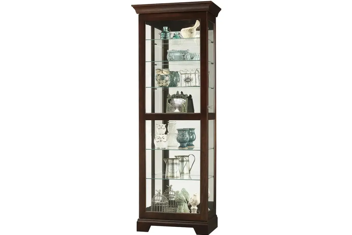 Martindale Curio Cabinet In Gray