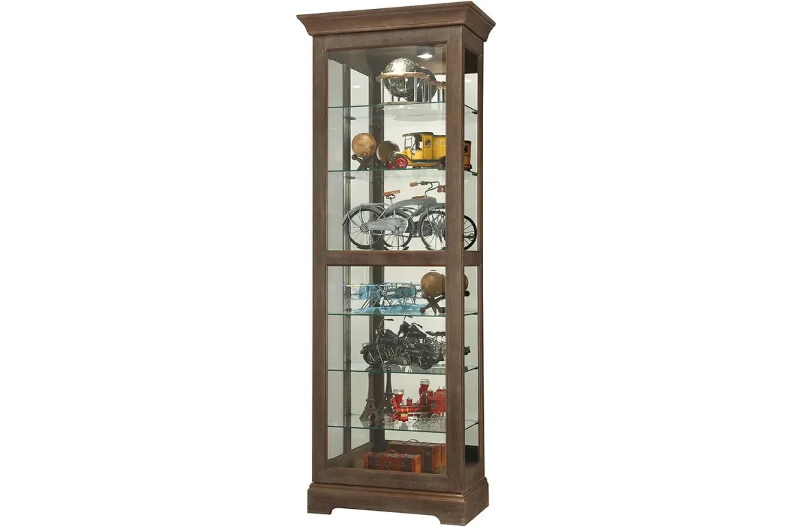 Martindale Curio Cabinet In Gray