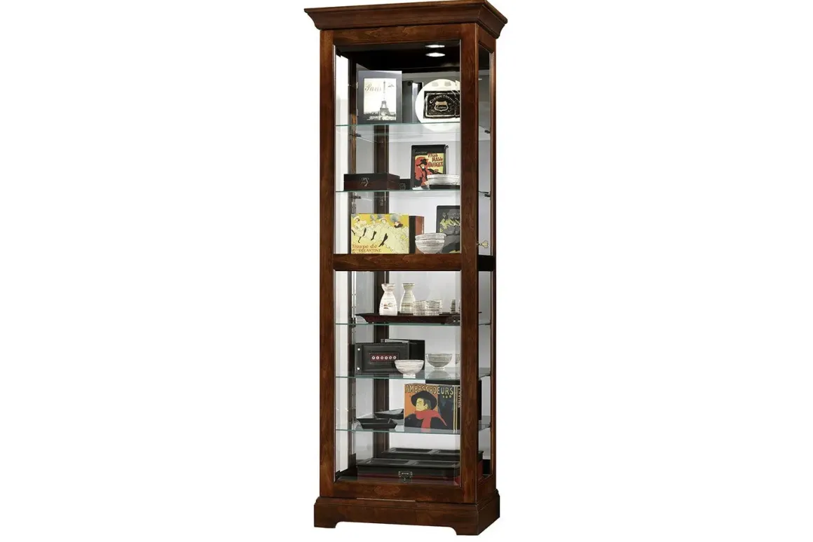 Martindale Curio Cabinet In Gray