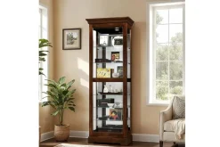 Martindale Curio Cabinet In Gray