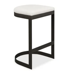 Maude Outdoor Barstool In Black