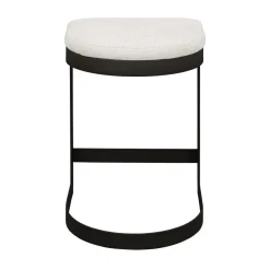 Maude Outdoor Counter Height Stool In Black