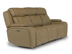 Max 2 Power Sofa In Aline Butternut Leather