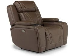 Max Power Recliner In Aline Butternut Leather