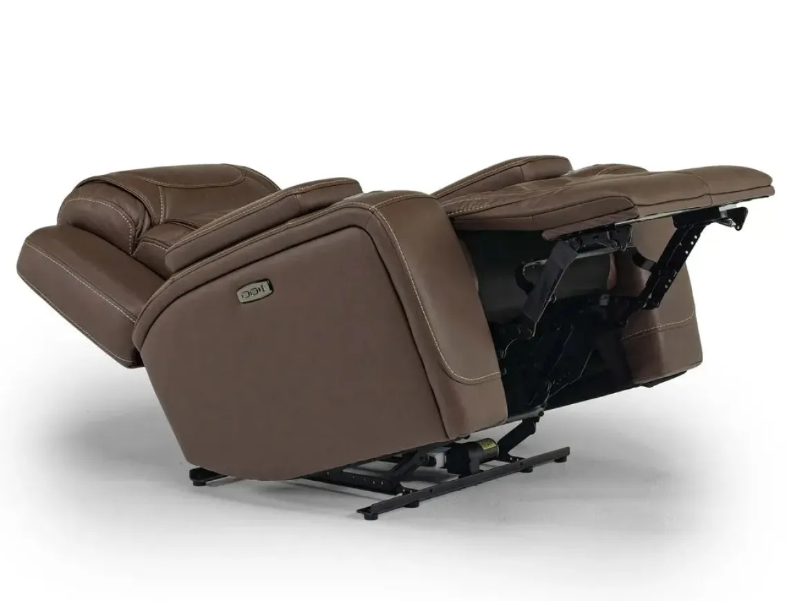 Max Power Recliner In Aline Butternut Leather
