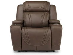 Max Power Recliner In Aline Butternut Leather