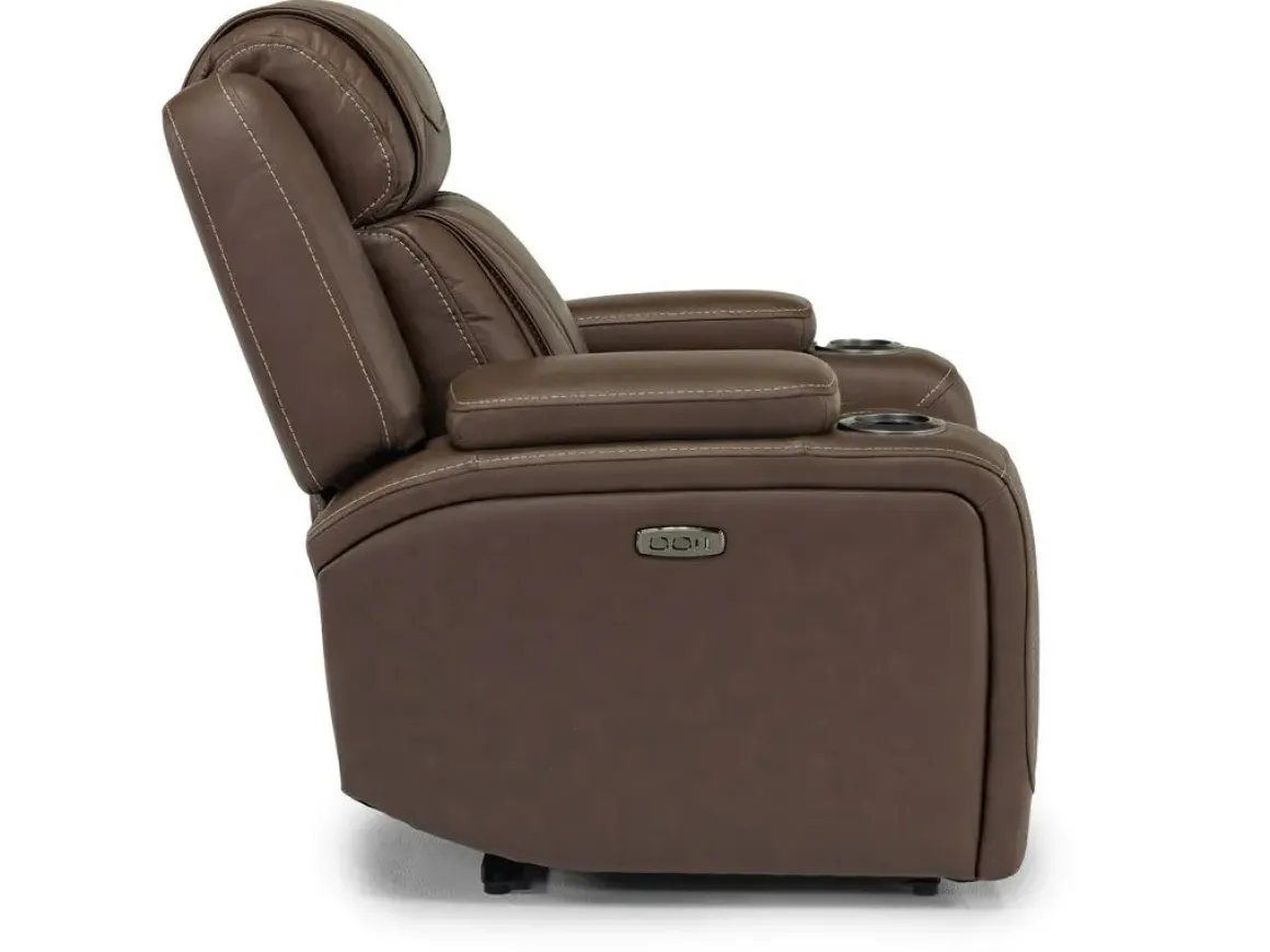 Max Power Recliner In Aline Butternut Leather