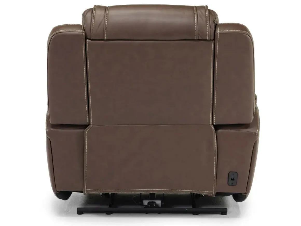 Max Power Recliner In Aline Butternut Leather
