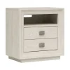 Maxime 2 Drawer Nightstand W/ Usb In Sugar