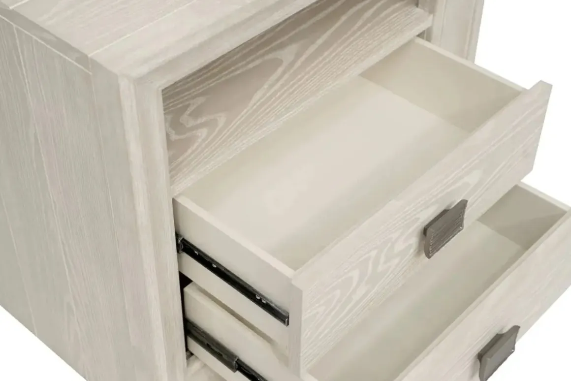 Maxime 2 Drawer Nightstand W/ Usb In Sugar