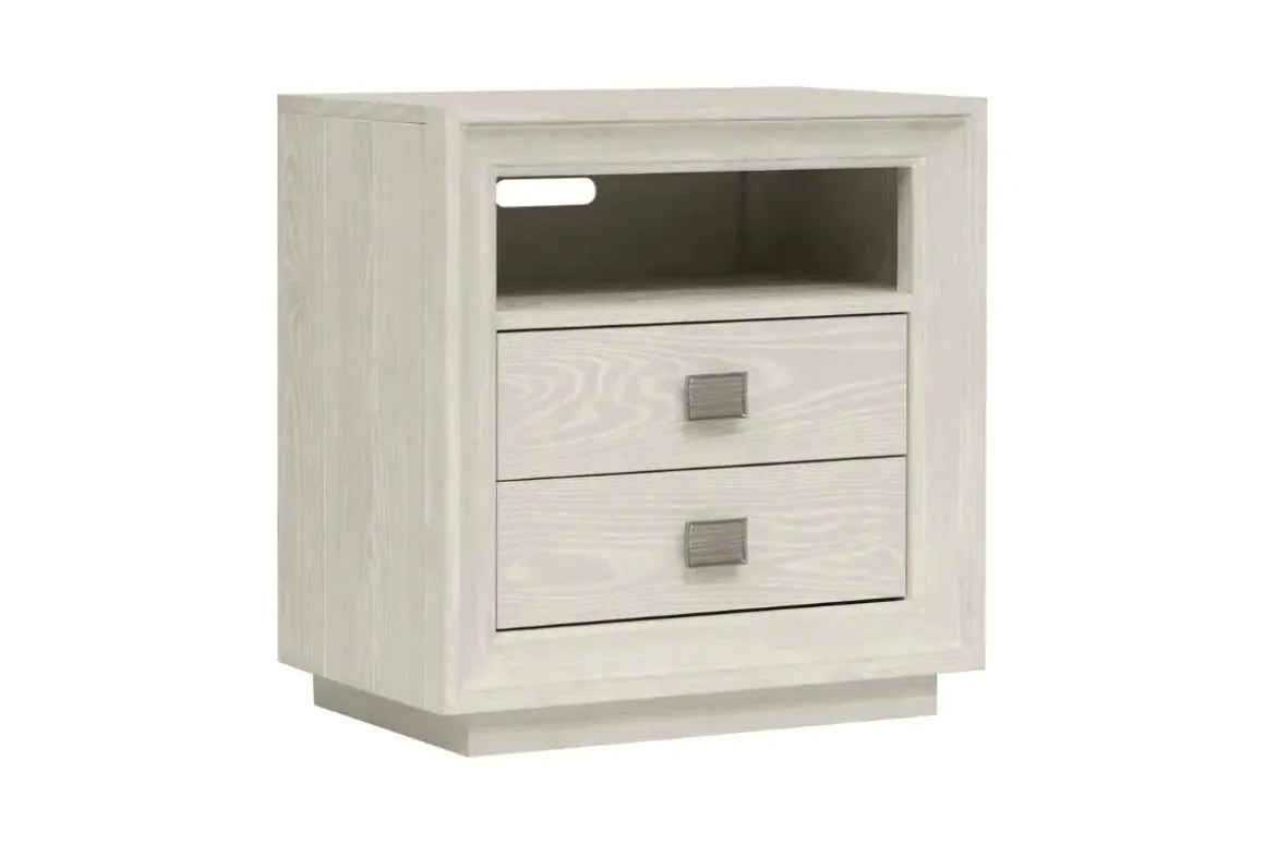 Maxime Storage Bed, Dresser, Mirror & Nightstand In Sugar, Full