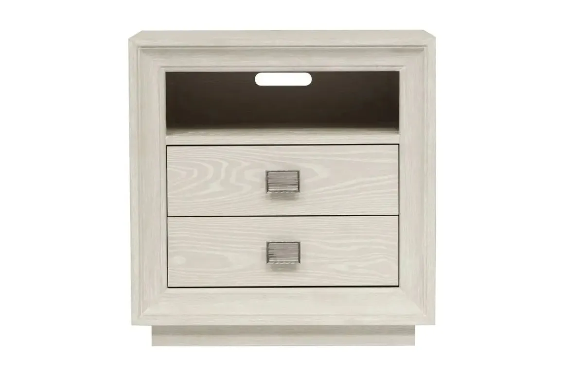 Maxime Storage Bed, Dresser, Mirror & Nightstand In Sugar, Full