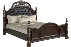Maximus Upholstered Panel Bed In Madeira, Queen
