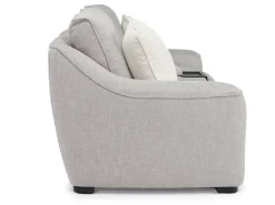 Mayflower 2 Power Audio Console Loveseat In Ashland Sand